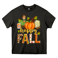 Asphalt happy fall Heavy Core Tee - Zillion Design Studio