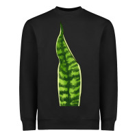 Black Snake Plant Heavyweight Sweatshirt - LillyAllenDesigns