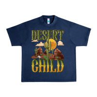 Navy desert child cactus Urban Heavy Tee - NancyCooperArtShop