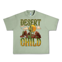 Oil Green desert child cactus Urban Heavy Tee - NancyCooperArtShop