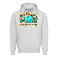 Dove Grey with god all things are possible Zipper Hoodie - MaliasSmallBusiness