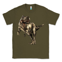 Army Green Tyrannosaurus T rex Classic Tee - LillyAllenDesigns