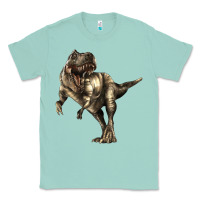 Seafoam Tyrannosaurus T rex Classic Tee - LillyAllenDesigns