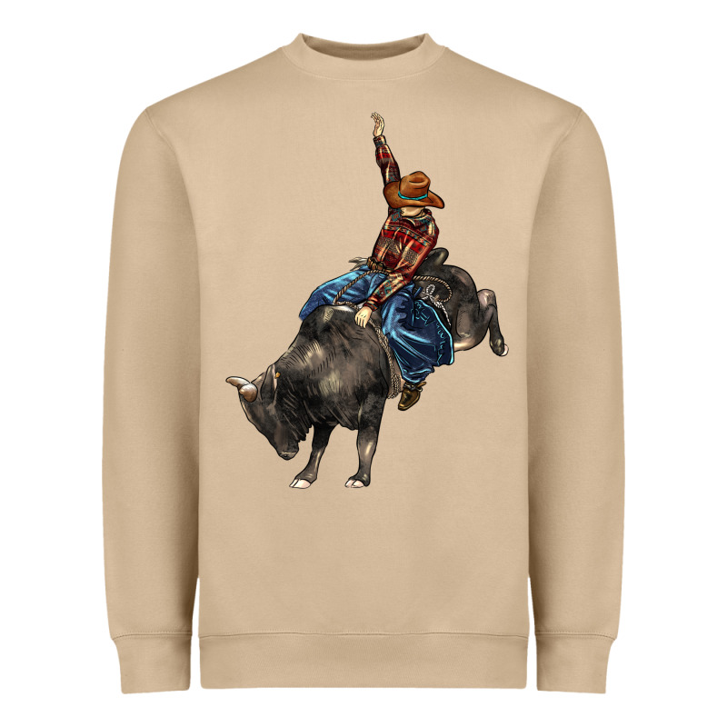 Western Rodeo Bullfighter Heavyweight Sweatshirt by BarkalooDesign | Teevron