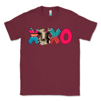Burgundy xoxo holstein cow Classic Tee - AdoDesignShop