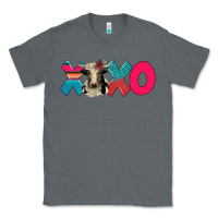 Charcoal Heather xoxo holstein cow Classic Tee - AdoDesignShop