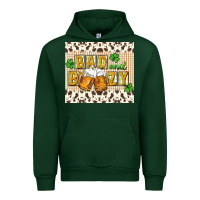 Forest Green Bad and boozy Urban Hoodie - CowGirlArtShop
