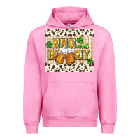 Fuchsia Pink Bad and boozy Urban Hoodie - CowGirlArtShop
