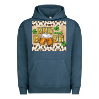 Pigment Midnight Navy Bad and boozy Urban Hoodie - CowGirlArtShop