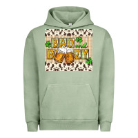 Pigment Oil Green Bad and boozy Urban Hoodie - CowGirlArtShop
