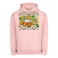 Pigment Salmon Bad and boozy Urban Hoodie - CowGirlArtShop