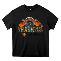Black thankful and blessed Heavy Core Tee - RanaPortraitStore