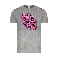 Cloud Rock pink leopard patch Vintage Tee - AdoDesignShop
