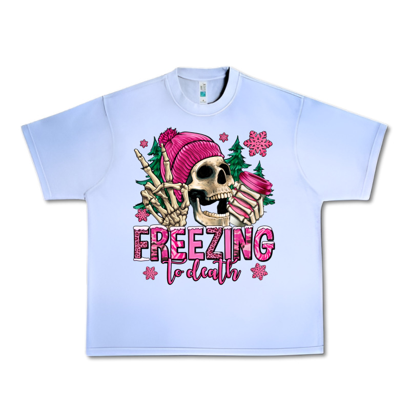 Freezing To Death Winter Skull Urban Heavy Tee by Jasminsmagicworld | Teevron