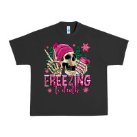 Pigment Black freezing to death winter skull Urban Heavy Tee - Jasminsmagicworld