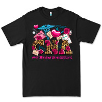 Black valentines day cna certified nursing assistant Premium Tee - AdoDesignShop