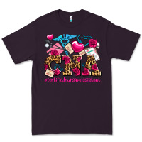 Plum valentines day cna certified nursing assistant Premium Tee - AdoDesignShop