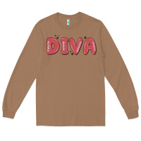Toasted Coconut diva Long Sleeve Tee - MaliasSmallBusiness