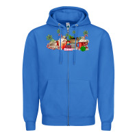True Royal Christmas coffee Zipper Hoodie - MaliasSmallBusiness