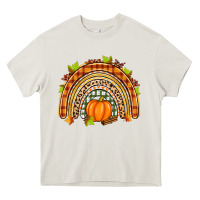 Cream fall rainbow Heavy Core Tee - Zillion Design Studio