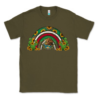 Army Green mexican flag cactus and sunflowers rainbow Classic Tee - Jasminsmagicworld
