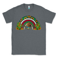 Charcoal Heather mexican flag cactus and sunflowers rainbow Classic Tee - Jasminsmagicworld