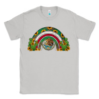 Moon Dust mexican flag cactus and sunflowers rainbow Classic Tee - Jasminsmagicworld