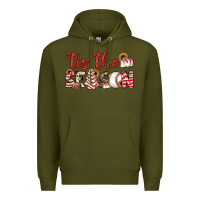 Army Green tis the season baseball little debbie tree cakes Premium Hoodie - JahusDesignShop