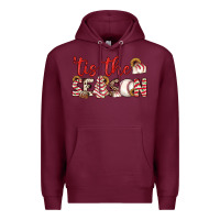 Burgundy tis the season baseball little debbie tree cakes Premium Hoodie - JahusDesignShop