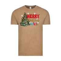 Vintage Coffee merry christmas tree Vintage Tee - AdoDesignShop
