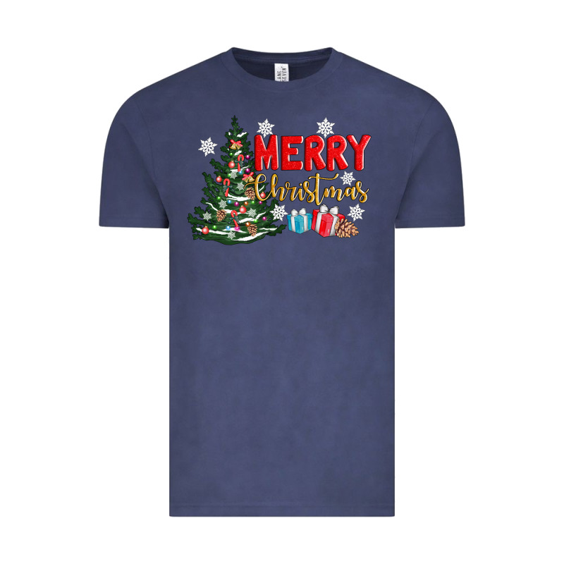 Merry Christmas Tree Vintage Tee by AdoDesignShop | Teevron
