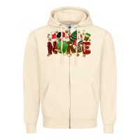 Sandshell christmas  nurse Zipper Hoodie - MaliasSmallBusiness
