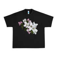 Black apple blossom Urban Heavy Tee - LillyAllenDesigns