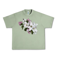 Oil Green apple blossom Urban Heavy Tee - LillyAllenDesigns