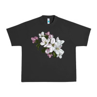 Pigment Black apple blossom Urban Heavy Tee - LillyAllenDesigns