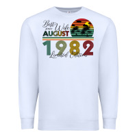 White Best Wife Since August 1982 Limited Edition Premium Sweatshirt - Bettercallsaul