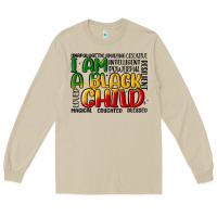 Mushroom i am a black child Long Sleeve Tee - MaliasSmallBusiness