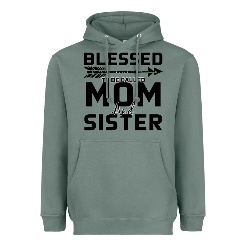 Blessed Mom And Sister Heavyweight Hoodie by Bettercallsaul | Teevron