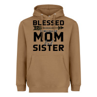 Toasted Coconut Blessed Mom And Sister Heavyweight Hoodie - Bettercallsaul