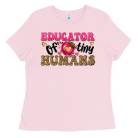 Bubblegum Pink educator of tiny humans Ladies Tee - texasbilliewilder