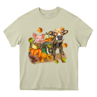 Mossy fall farm animals Heavy Core Tee - Zillion Design Studio