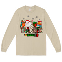 Mushroom teacher Christmas Long Sleeve Tee - JahusDesignShop