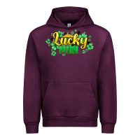 Mauve Wine lucky mini st patricks Urban Hoodie - HowdyJamesFarm