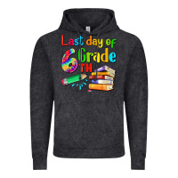 Vintage Black last day of sixth grade Vintage Hoodie - Artiststas