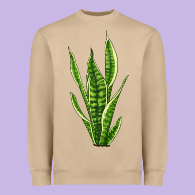 Snake Plant Heavyweight Sweatshirt Designed By Lillyallendesigns