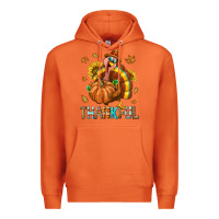 Carrot Thankful Turkey Premium Hoodie - texasbilliewilder
