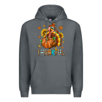Rock Thankful Turkey Premium Hoodie - texasbilliewilder