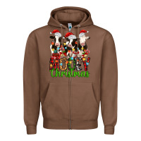 Chestnut christmas three cows mooey christmas Zipper Hoodie - MaliasSmallBusiness