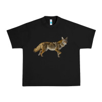 Black coyote Urban Heavy Tee - LillyAllenDesigns