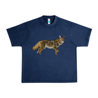 Navy coyote Urban Heavy Tee - LillyAllenDesigns